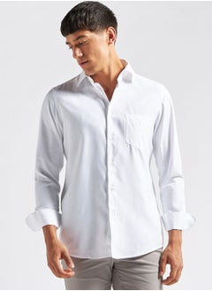 Buy Pocket Detail Regular Fit Shirt in Saudi Arabia