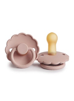Buy Daisy Latex Baby Pacifier, 6-18 Months, Pack of 1 - Blush in Saudi Arabia