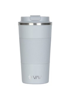 اشتري Travel Coffee Mug Stainless Steel Vacuum Ice and Hot Drinks Insulated Tumbler for Home Office Outdoor Works في الامارات