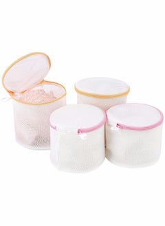 Buy 4 Pack Mesh Laundry Bags, Reusable Durable Washing Machine Bag with Zips Delicates Laundry Bag for Delicates Blouse Bra Underwear Linge in UAE