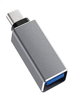 Buy Keendex kx2359 otg male type-c usb 3.1 to female usb 3.0 converter cable - gray and white in Egypt