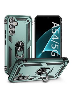 Buy Protective Case For Samsung Galaxy A54/ Samsung Galaxy A54 5G Heavy Duty Armor with Magnetic Ring Stand in Saudi Arabia