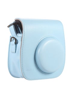 اشتري Leather Camera Case Bag Cover for Fuji Fujifilm Instax Mini 8/8s/8+/9 Single Shoulder Bag في السعودية