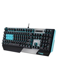 Buy Bloody Light Strike Optical Gaming Keyboard LK Red Switch (with Ice Blue light) USB Gun Grey- B865 in Saudi Arabia