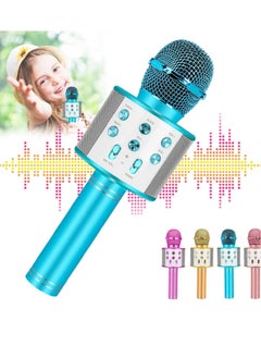 اشتري Bluetooth Karaoke Microphone Wireless,Portable Singing Microphone for Kids Adults,Karaoke Machine for Kids Toys,Birthday Gifts Ideas for 3 4 5 6 7 8 9 10 11 12 Year Old في الامارات