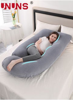 اشتري Pregnancy Pillows,U Shaped Body Pillows For Sleeping,180cm Pregnancy Pillows With Removable Cover,Support For Back,Hips,Legs,Belly For Pregnant Women في الامارات