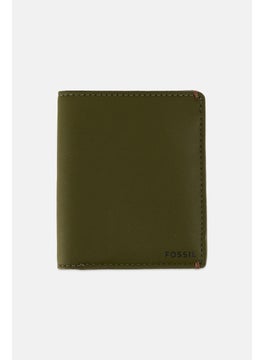 Buy Men Brand Logo Wallet 10 H x 9 L x 1 W cm, Olive in Saudi Arabia