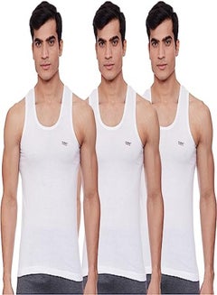 Buy Men's Cotton Vest (Pack of 3) in UAE