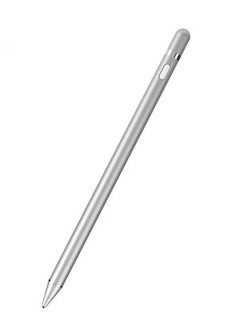 اشتري قلم ستايلس لجهاز iPad مع ميزة رفض راحة اليد باللون الفضي في الامارات
