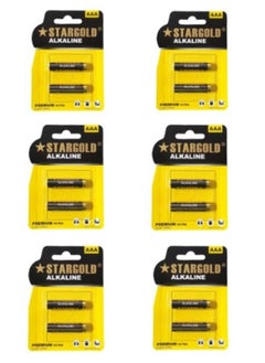 Buy STARGOLD AAA Alkaline Batteries (6 Pack) – Long-Lasting Premium Ultra Power, Leak-Proof, High-Performance Battery for Remote Controls, Toys, and Electronics in Saudi Arabia