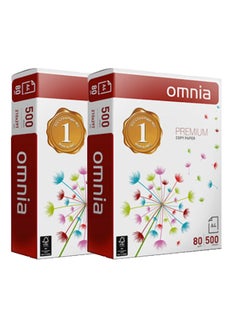 Buy Omnia Copy Paper A4 Size,80gm,500 Sheets(Photo-copying - printing) in Egypt