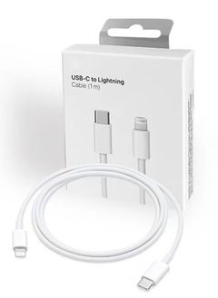 Buy Apple iPhone Charger Cable 1M[MFi Certified] USB C to Lightning Cable Fast Charging Power Delivery PD 20W iPhone Cable for iPhone 14/14 Pro/14 Plus/14 Pro Max, iPad Pro, iPhone 8-13 All Series in Saudi Arabia