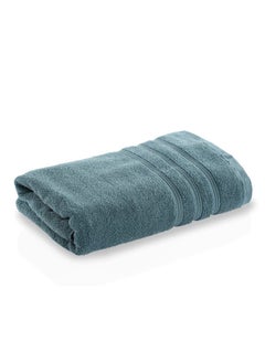 Buy Ritzy Cotton Bath Towel, Blue - 70X140 Cms in UAE