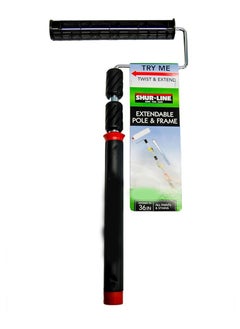 Buy Premium  Extension Pole With Roller Frame Black 36inch in Saudi Arabia