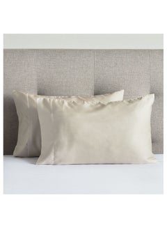 Buy Rekoop Tencel Sateen 300 Thread Count 2-Piece Standard Pillowcase Set - 50x75 cm in Saudi Arabia