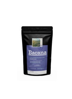 Buy Bacana Black Line Colombia Decaffeinated Ground Coffee Beans 500g in UAE