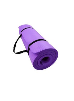 Buy Extra Thick Yoga Mat Purple 1CM in UAE