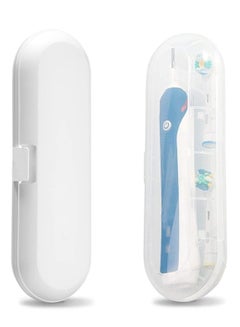 اشتري Travel Electric Toothbrush Case Electric Toothbrush Holder Cover Anti Bacterial Portable Hard Plastic Toothbrush Store Box Bag Fits Pro 1000 Pro 2000 Pro 3000 2 Pack في الامارات