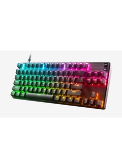 Buy Apex 9 TKL Optical Gaming Keyboard – Linear OptiPoint Optical Switches, Adjustable 1.0-1.5mm Actuation, 100M Keypresses, 32-bit ARM Processor, Per-Key RGB Lighting, Aircraft-Grade Aluminum Alloy Top Plate, Detachable USB Type-C, 5 Custom Profiles, SteelSeries Engine Software for Windows & Mac OS | 64848 in UAE