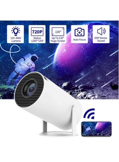 Buy HY300 Mini Projector Home Theater 5G 4K 1080P Full HD  WiFi Android 11.0 180°Rotating Projector Compatible with TV Stick/HDMI/USB/PS5/iOS/PS4 in Saudi Arabia