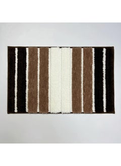 Buy Orchid Microfiber Bath Mat 50x80 cm -Brown in UAE