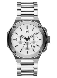 Buy Men's Chronograph Round Shape Stainless Steel Wrist Watch 28000225-D - 46.5 Mm in UAE