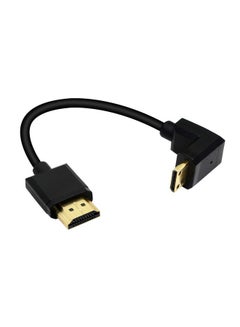 Buy 15Cm Mini Hdmi To Hdmi Short Cable 90 Degree Downward Angle High Speed Mini Hdmi Male To Hdmi 2.0 Male Adapter Support 4K@60Hz Youcheng For Raspberry Pi Tablet Camera Etc (Down) in UAE