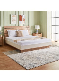 Buy Grande Affordables White Haven Bilbao King Super King Cotton Flat Sheet 270 x 260 cm in Saudi Arabia
