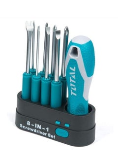 Buy Interchangeable Screwdriver 8 in 1 Set for Home/Office/Workshop/Electrician's TOTAL THT250906 in Saudi Arabia