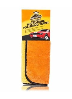 اشتري Armor All 40011 Luxury Soft Gentle Lint-Free Microfiber Polishing Towel Orange في الامارات