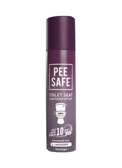 اشتري Dermatologically Tested Lavender Scent Toilet Seat Sanitizer Spray Clear 75 ml 8908010245126 في السعودية