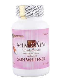 Buy Active White Glutathione Skin whitening 60 Capsules in UAE