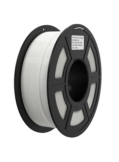 Buy 3D Printer Filament FLASH PLA 1.75mm 1KG(2.2lb) High Speed 3D Printing Material Stable Extrusion Spool Accuracy +/-0.02mm - White in UAE