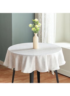 اشتري Harper Bia Jacquard Round Table Cloth 140 x 140 cm في الامارات