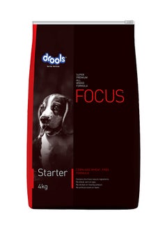 Buy Focus Starter Super Premium Dry Dog Food Multicolour 4kg in UAE