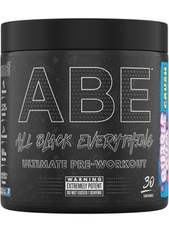 اشتري التغذية التطبيقية ABE قبل التمرين - مسحوق All Black Everything قبل التمرين، الطاقة والأداء البدني مع السيترولين والكرياتين وبيتا ألانين (315 جم - 30 وجبة) (سحق العلكة) في الامارات