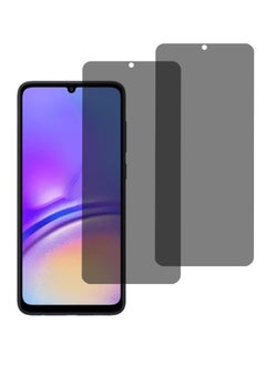 اشتري 2 Pack Samsung Galaxy A05 4g Privacy Screen Protector with Easy Install anti-Scratch Glass 9H Hardness,Anti-Spy Anti-Peeping anti-drop Tempered Glass Film Protector Full Cover Protection accessory في الامارات