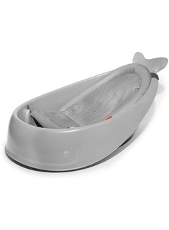 Buy Baby Bathtub, Shower Tray with Drain, Including Non-Slip Carriers, for Newborns and Infants (Gray Whale) in Saudi Arabia