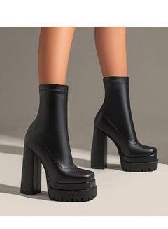 Buy Fashion Boots For Women Black in UAE