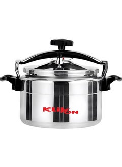 اشتري 3L Aluminum Pressure Cooker- KPC-603 | Equipped with Multi-Safety Device | Durable Aluminum Alloy Construction with Firm Handles| Compatible with Gas, Silver في السعودية