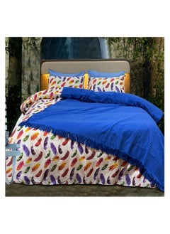 Buy quilt set Cotton 2 pieces size 180 x 240 cm Model 166 from Family Bed in Egypt