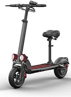 Buy E10 scooter 50km mileage 1200w full foldable 48v 13ah improved 65km speed include anti-theft rc in UAE