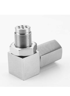 Buy O2 Oxygen Sensor Spacer 90 Degree Stainless Oxygen Sensor Spacer Connector Adapter Right-Angle Connector Adapter Screw Connector Plug Fitting M18 x 1.5 Accessory Plug 45mm in UAE