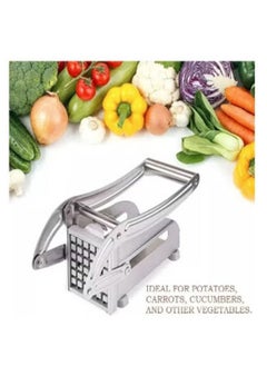 اشتري Stainless Steel Manual Potato Cutter Shredder, French Fries Slicer Potato, For Potatoes, Carrots, Cucumbers and Other Vegetables. في السعودية