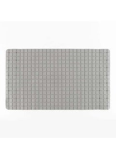 Buy Anti-Slip Bath Mat, Grey - 69x39 cm in UAE