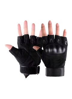 Buy Half Finger Motorcycle Gloves Non-slip Wear-resistant Riding Fitness Sports Missing Finger Gloves in UAE