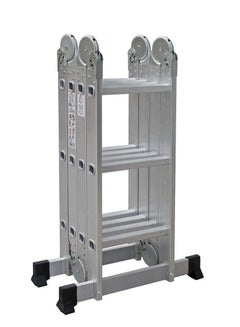 اشتري Robustline Multi Purpose 4x3 x 3.7m Foldable Aluminium Ladder 12 Steps في الامارات