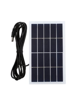 اشتري 2W 5V Solar Panel with DC Port  Solar Cell DIY Waterproof Camping Portable Power Solar Panel Compatible for 3.7V Battery Street Light Garden Lamp Fan Pump في الامارات