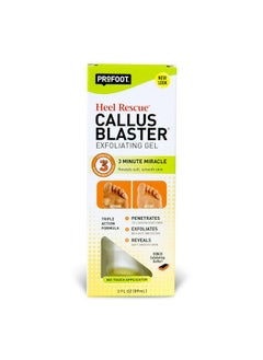 Buy Heel Rescue Callus Blaster Exfoliating Gel Concentrated Acid Free Exfoliator For Softer Smoother Feet Notouch Brush Applicator & Foot Buffer 3 Ounce in UAE