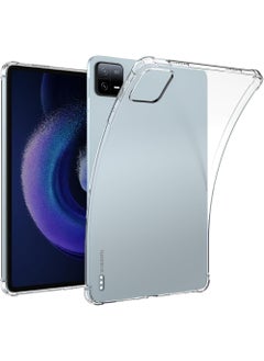 اشتري حافظة TPU شفافة وناعمة لجهاز Xiaomi Pad 6/Xiaomi Pad 6 Pro 11 بوصة اللوحي 2023 خفيفة الوزن حماية كاملة لزوايا الهواء وغطاء مقاوم للصدمات والسقوط في الامارات